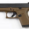 Glock 42 Black / Flat Dark Earth .380 ACP 3.25-inch 6Rd Fixed Sights USA Made