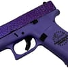 Glock 43X AWA Purple Glitter 9mm 3.4" Barrel 10-Rounds