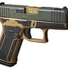 Glock 43x MOS Green/Gold 9mm 3.4" Barrel 10-Rounds