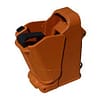 Skip to the beginning of the images gallery MAGLULA UPLULA UNIVERSAL PISTOL MAGAZINE LOADER ORANGE/BROWN