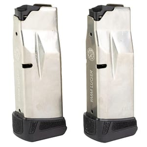 RUGER MAX-9 MAGAZINE STEEL 9MM 12-ROUNDS TWIN PACK