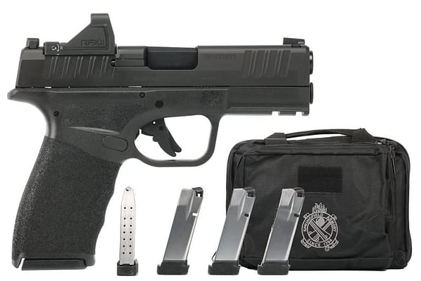 SPRINGFIELD ARMORY HELLCAT PRO OSP 9MM 3.7" Barrel 17-Rounds w/ Viridian RFX Green Dot, 5 Mags Semi-Automatic Handgun