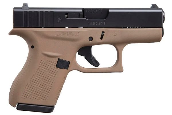 Glock 42 Dark Earth / Black .380 ACP 3.2" Barrel 6-Rounds