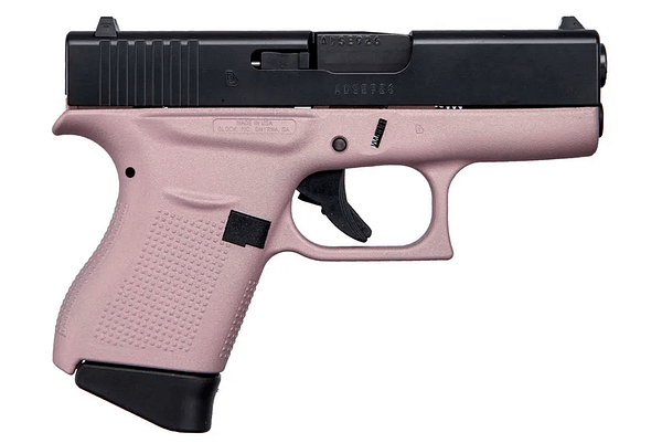 Glock 43 Pink 9mm 3.39" Barrel 6-Rounds