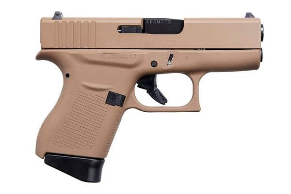 Glock 43 USA Dark Earth 9mm 3.4" Barrel 6-Rounds