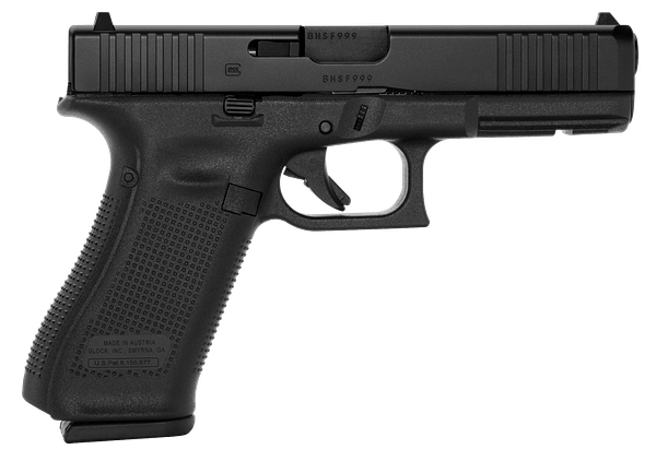 Glock 17 Gen 5 Full Size 9mm 4.49" Barrel 17-Rounds Includes 3 Magazines