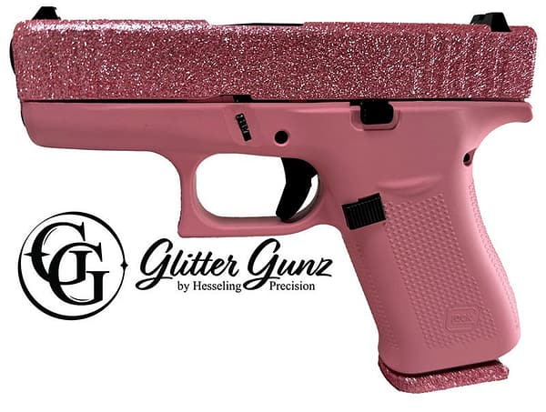 Glock 43X "Bubble Gum Glitter" 9mm 3.4" Barrel 10-Rounds