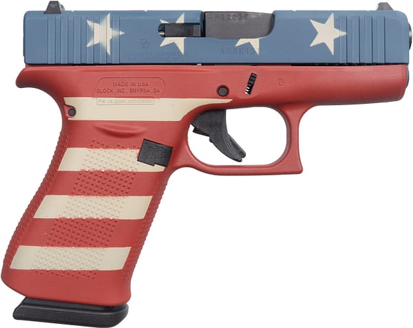 Glock 43X Custom "Old Glory" American Flag 9mm 3.4" Barrel 10-Rounds